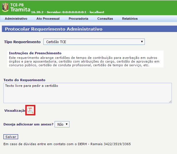Tramita - Suporte > Protocolizar - Certidão TCE > image2016-9-5 8:45:27.png